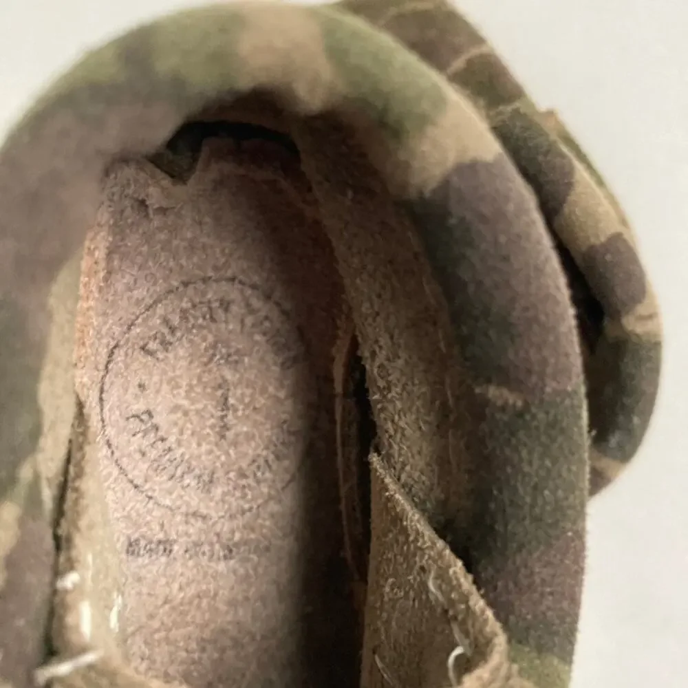 Freshly Picked Classic Moccasin Baby Shoe Fringed Camouflage 1
